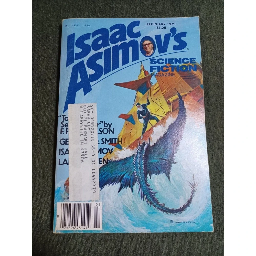 F. Paul‎ Wilson TO FILL THE SEA & AIR 1st in Isaac Asimov's SF magazine Feb 1979